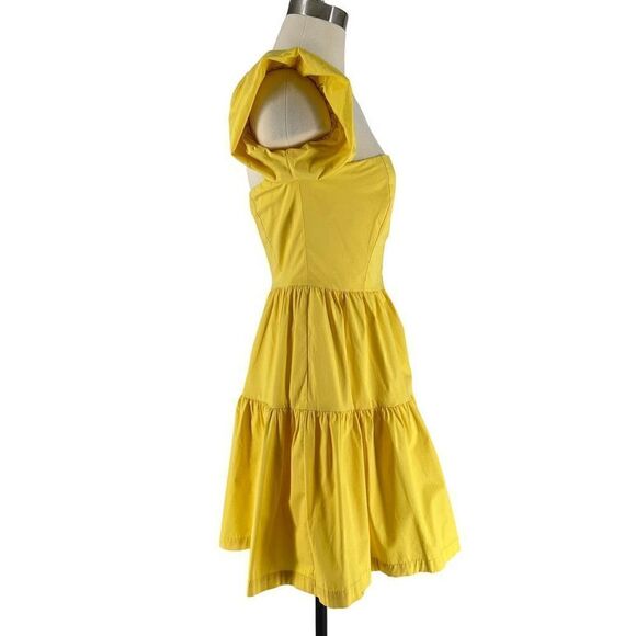 NWT STAUD Mini Elio Dress (Off Shoulder) - Picture 5 of 9